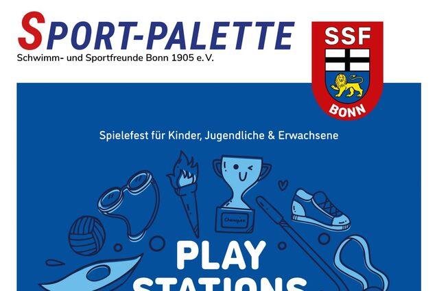 Plakat f&uuml;r ein Spielefest im Sportpark Nord, Datum 11.07.26, Uhrzeit 12-17 Uhr, mit bunten Sportmotiven sowie Infos zu Aktivit&auml;ten.