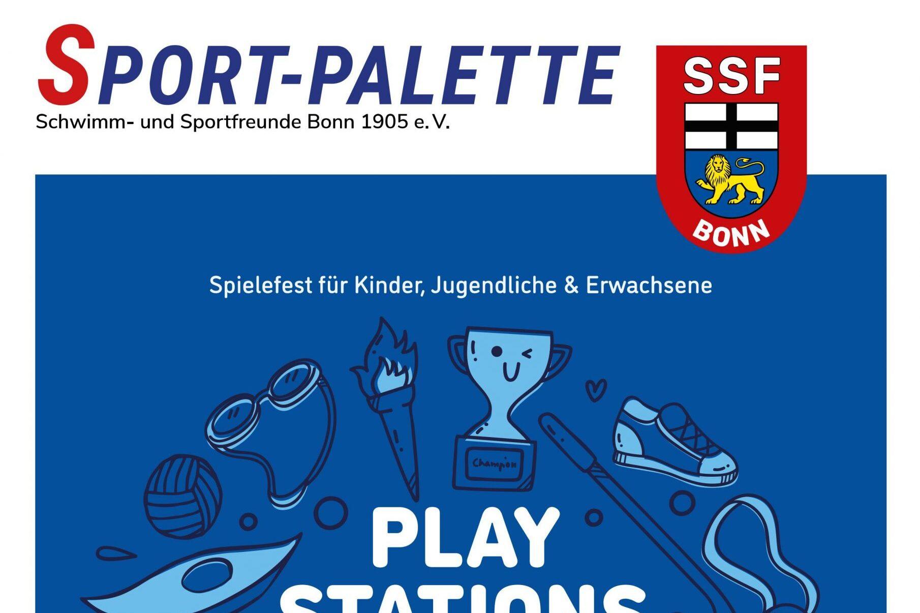 Plakat f&uuml;r ein Spielefest im Sportpark Nord, Datum 11.07.26, Uhrzeit 12-17 Uhr, mit bunten Sportmotiven sowie Infos zu Aktivit&auml;ten.
