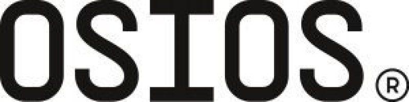Logo mit dem Schriftzug "OSIOS" in schwarzer Schrift auf hellem Hintergrund. Das "I" ist im Blockstil dargestellt.